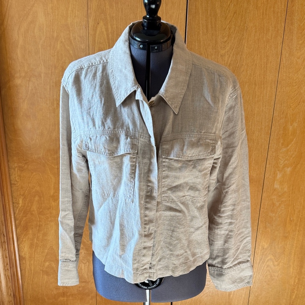Rachel Zoe Light Brown Utility Jacket